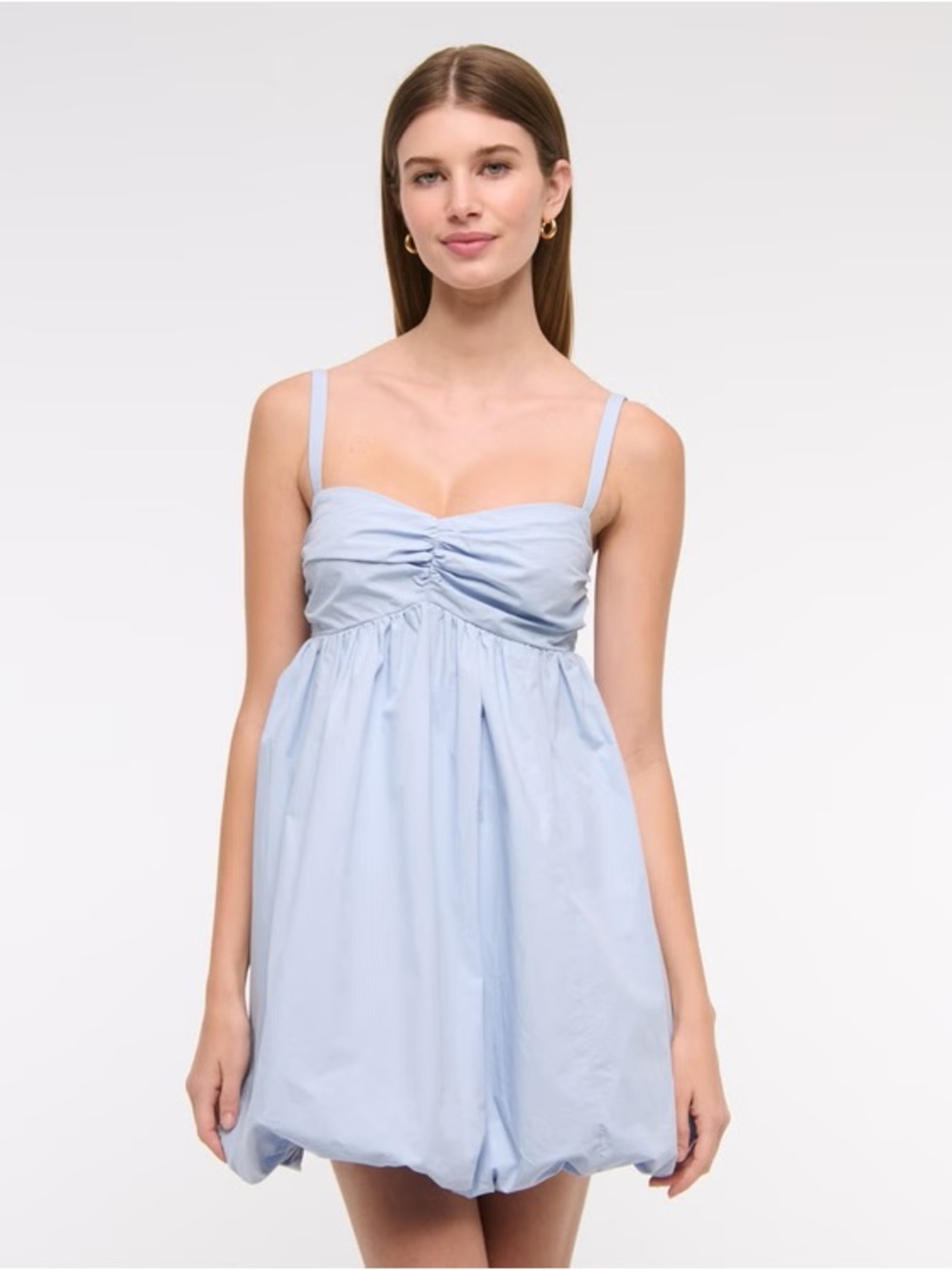 Abercrombie and Fitch Babydoll Bubble Hem Mini Dress